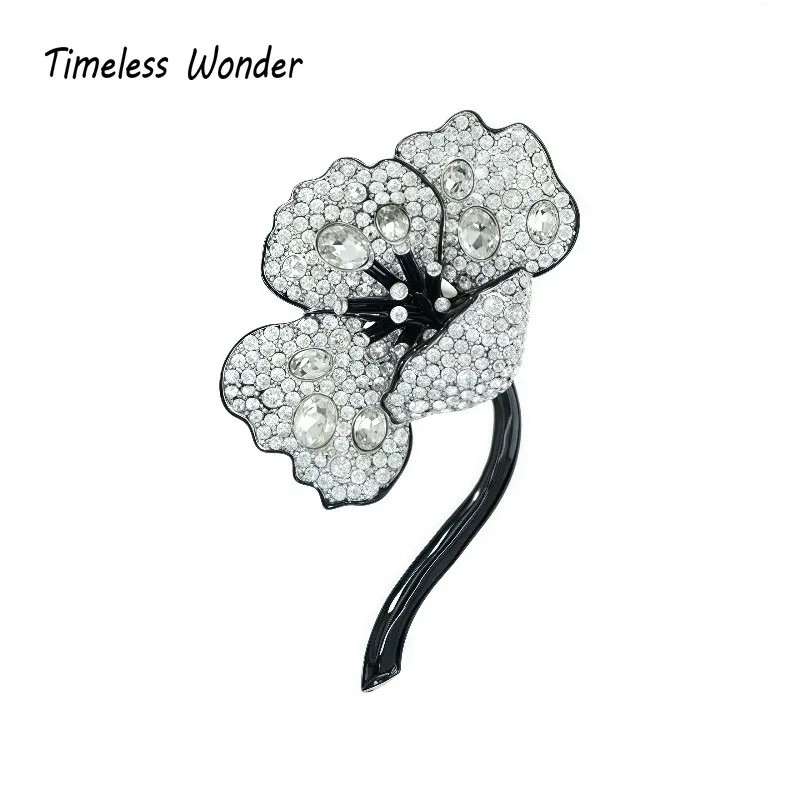 

Вневременная чудесная необычная эмалированная брошь с цирконием и цветочным принтом, булавки для женщин, дизайнерские ювелирные изделия, подиум, топ, роскошный редкий подарок, стильный 7523