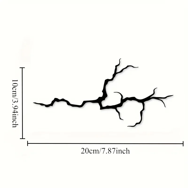 7.87inch Lightning Shape Vinyl Car Sticker