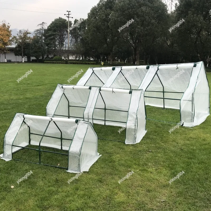 Arch Tunnel Garden Greenhouse, Waterproof Thermal Insulation Shed for Flower Succulent Nursery