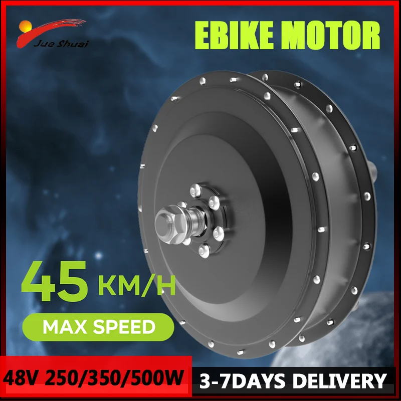 48V Electric Bike 250/350/500W Hub Motor for Rear/Front 20-29Inch 700C Wheel Size E Bike Powerful Brushless Gear Motor 9 Pins