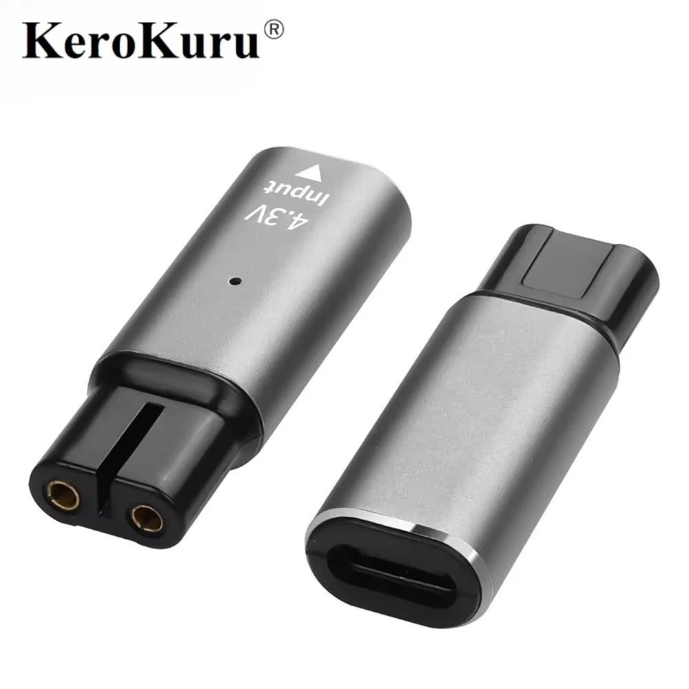 Kerokuru 4.3V Type-C Shaver Adapter Charger Converter Fit for Philips Norelco One Blade QP2515 QP2510 QP2520 QP2620 Shaver