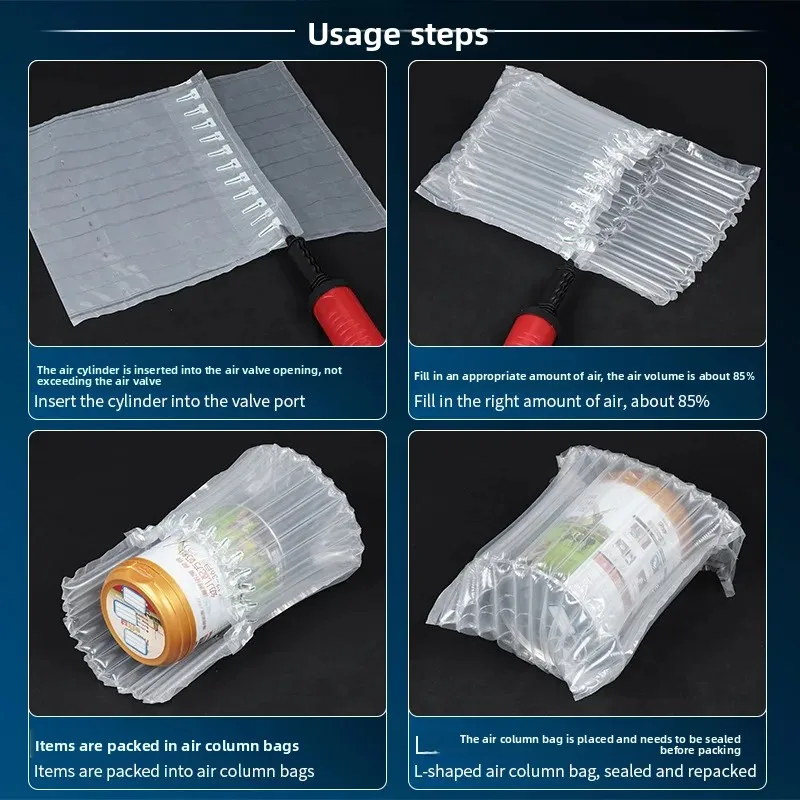 10 columns 11 columns 20 high milk powder air column bag packaging shock-proof bubble column packaging thickened