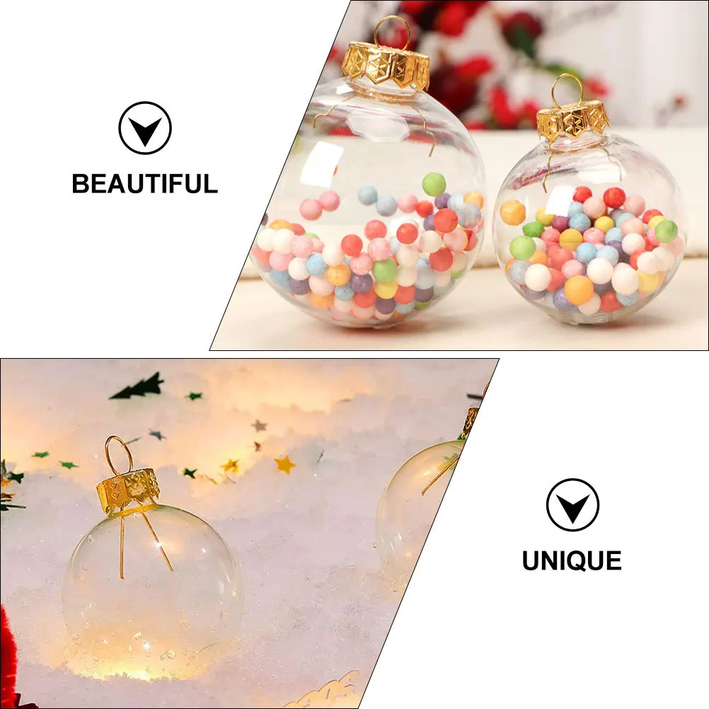 

12Pcs Xmas Ball Ornaments Christmas Tree Hanging Decorations Plastic Ball Pendants Holiday Party Supplies Christmas Balls