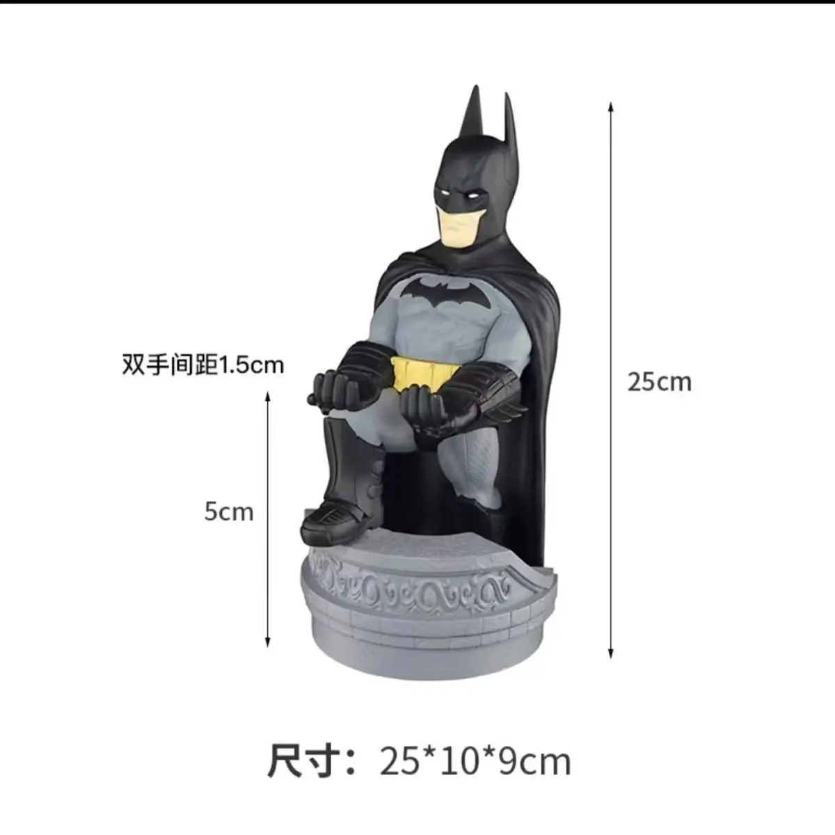 Marvel Batman Phone Holder Ps4 Game Controller 8-Inch Resin Material Handle Model Ornament For Boyfriend'S New Year Surprise Gi