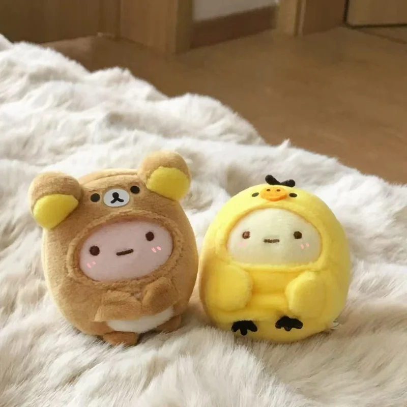 kawaii 8 سنتيمتر Rilakkuma فستان Sumikko Gurashi دمية محشوة تيماري لطيف سان Sumikko Gurashi Mini Plushies الشكل هدية مزخرفة #2
