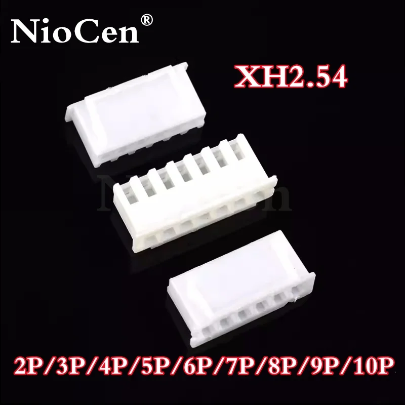 （50pcs）XH2.54 Connector Leads Header Housing 2.54mm Plastic shell XH-2P/3P/4P/5P/6P/7P/8P/9P/10P XH2A/3A/4A/5A/6A/7A/8A/9A/10A