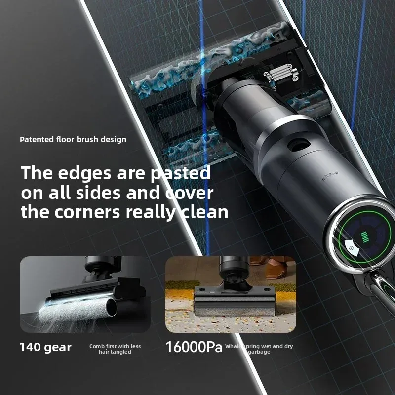 Deerma P50Slim 바닥 세탁기 진공 청소기 올인원 열풍 건조 자체 청소 220V