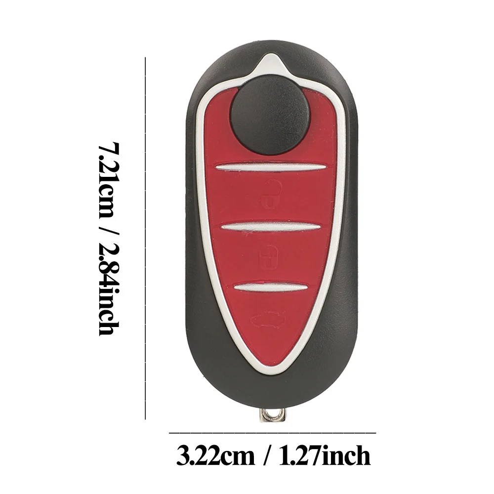 Jingyuqin Remote Car Key Shell 3 Buttons for Alfa Romeo Mito Giulietta GTO 159 FLIP FOLDING KEY FOB SHELL CASE BLADE