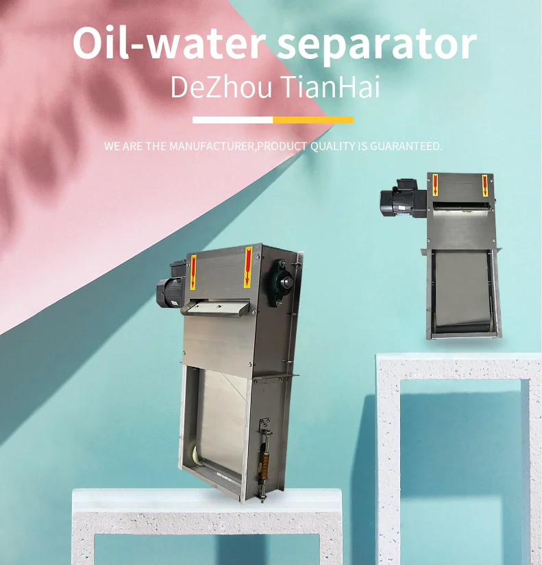 DeTianHai Automatische Rope Mop Oil Skimmer en Grease Trap