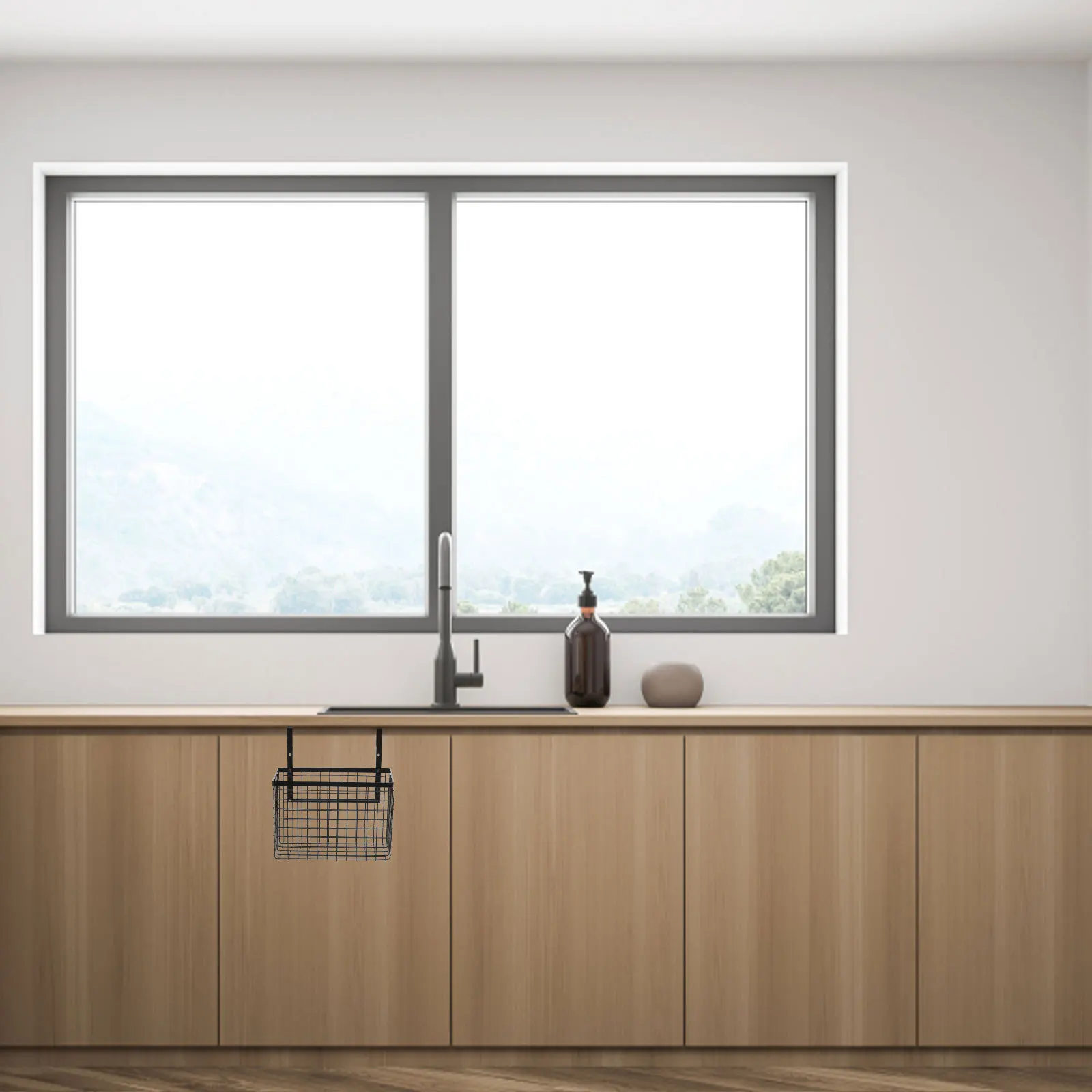 

Carbon Steel Hanging Storage Basket For Kitchen Cabinet Door Organizer Over The Door Metal Wire Shelf Vegetable Spice Rack