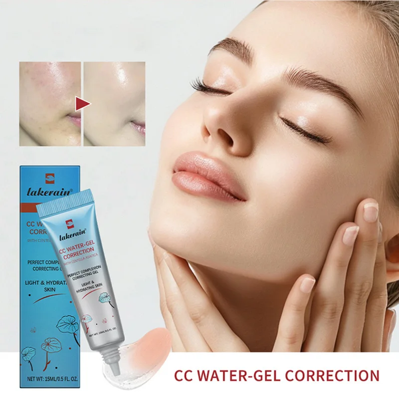 CC czerwony krem korekcyjny podkład nawilżający wodoodporny makijaż przeciwpotowy przed korektorem trwały makijaż kobiet kosmetyczny
