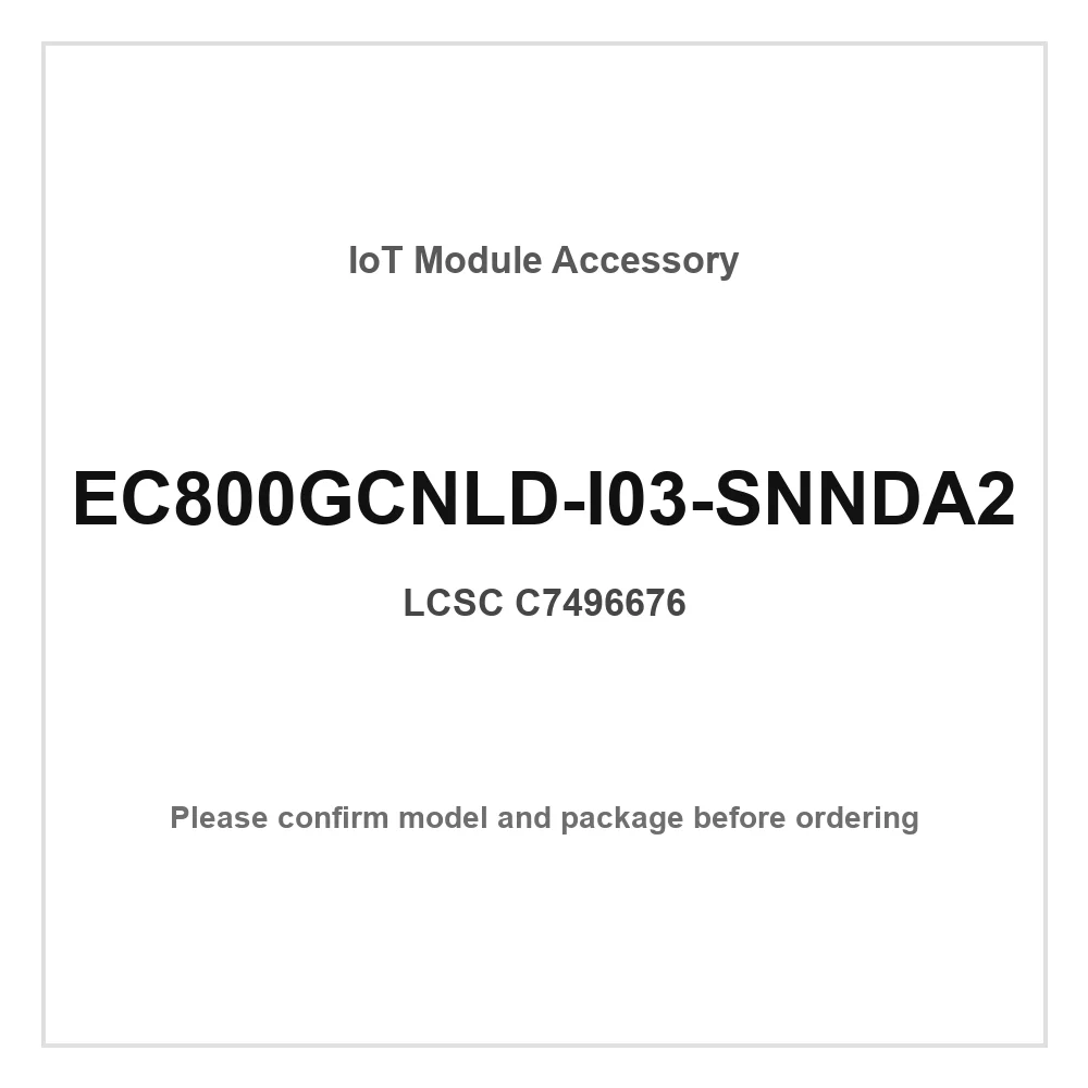 3pcs EC800GCNLD-I03-SNNDA2 SMD 17.7x15.8mm LTE PCM I2C SDIO UART SPI USB ADC Cellular LTE Wireless Communication Module