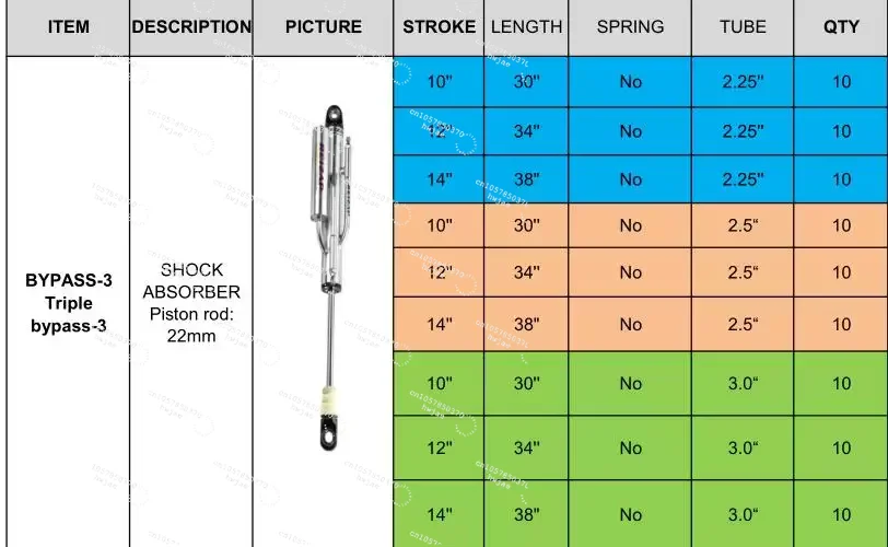 

Амортизаторы пневматические внедорожные SOARAP 2025 с внешним байпасом, алюминиевые пневмостойки для 4x4, гоночные амортизаторы UTV, ход 12/14/16/18 дюймов