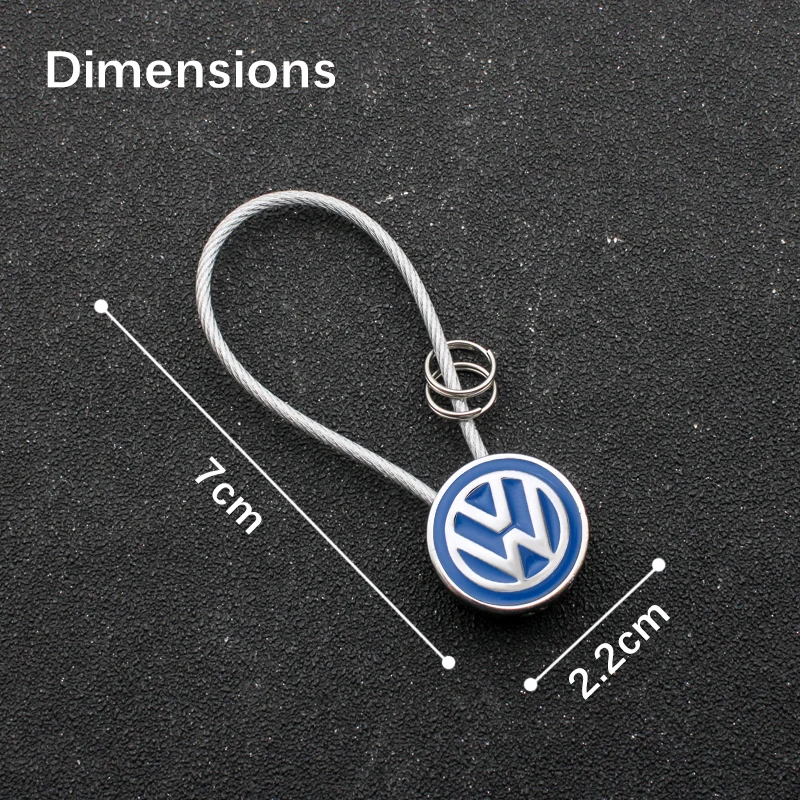 3D Car Metal alloy Car Styling Fashion Keychain Key Chain Key Rings Emblem For Volkswagen Golf Polo Passat Touran