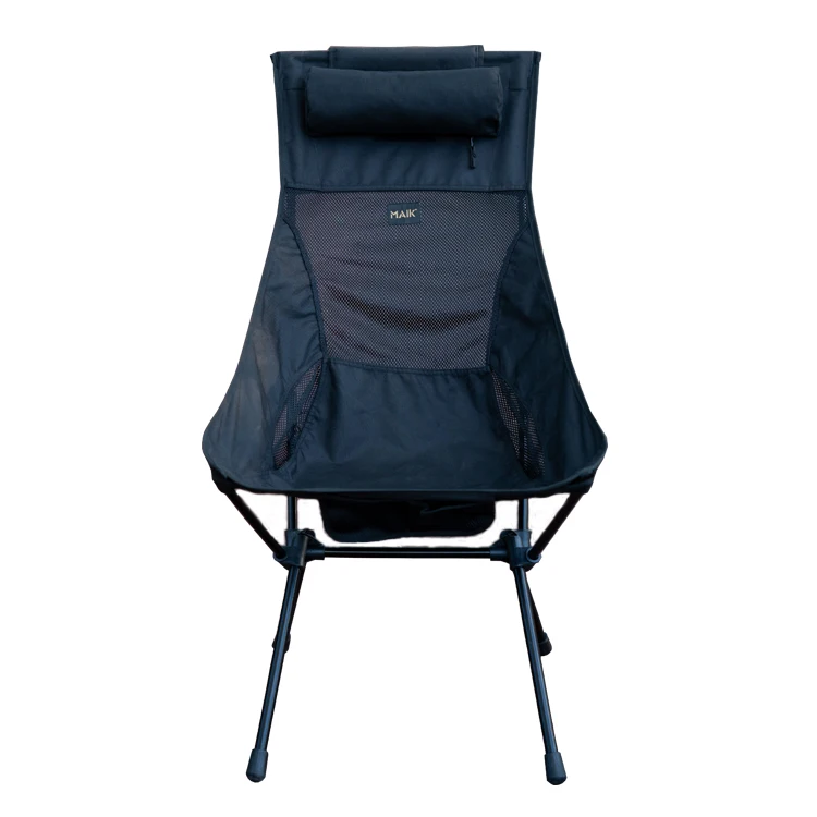 Portable High Back Beach Garden Chair Ultralight Folding Camping Aluminum Alloy Modern Design For Warehouse Park Use Wholesale