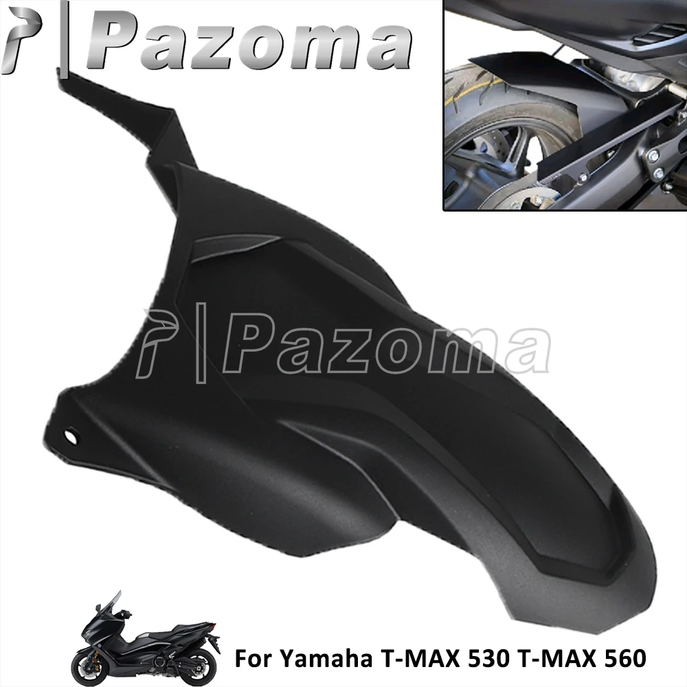 For Yamaha TMAX560 TMAX530 TMAX T-MAX 530 560 T-MAX530 T-MAX560 Motorbike Rear Fender Extender Mudguard Black Splash Guard Cover