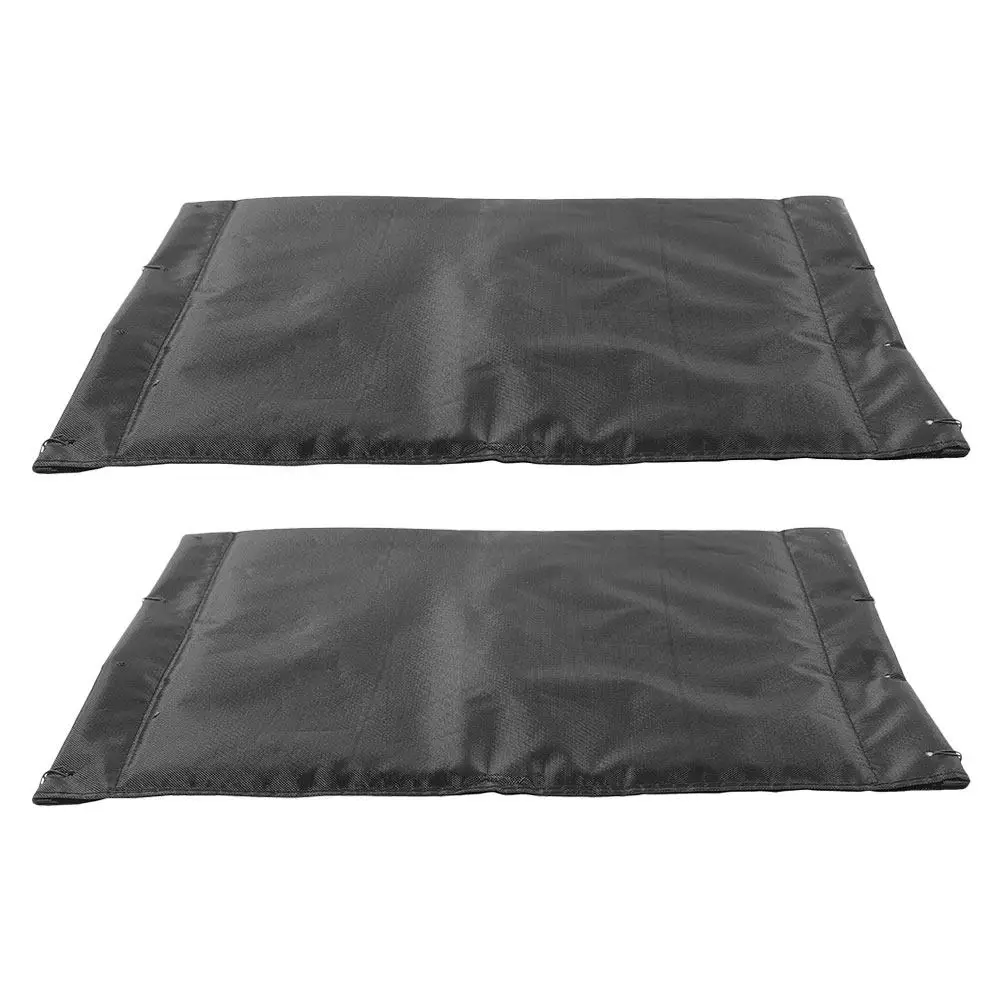 2Pcs Wheelchair Seat Cushion Thick Oxford Cloth Breathable Durable Waterproof Mobility Chair Cushion Office Chair Replacement