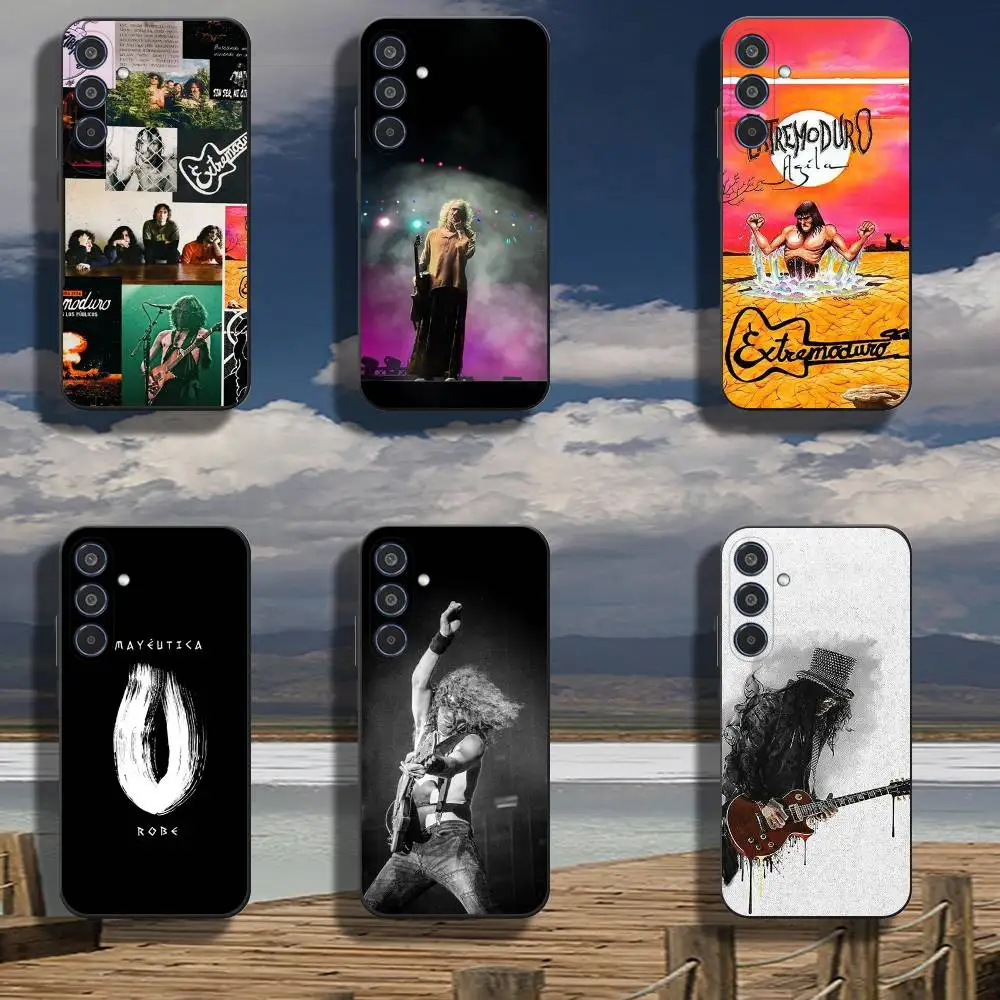 Band Extremoduro Robe Phone Case For Samsung Galaxy A73,A72,A71,A70,Others Soft Black Cover