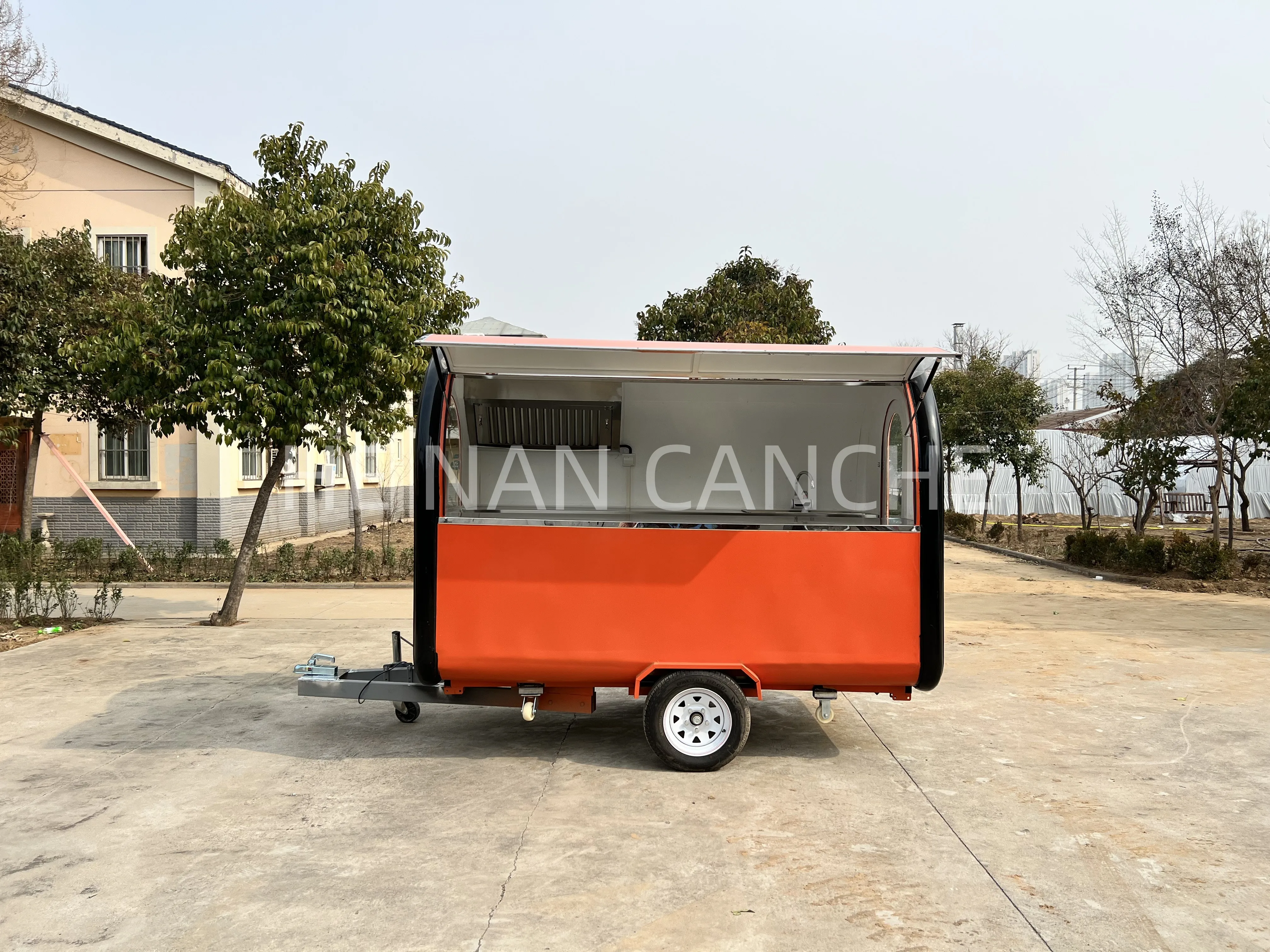 Mini Coffee Shop Truck Fast Food Selling Car Hot Dog Caravans Cart Snack Food Kiosk Caravan Outdoor for Sale Craigslist