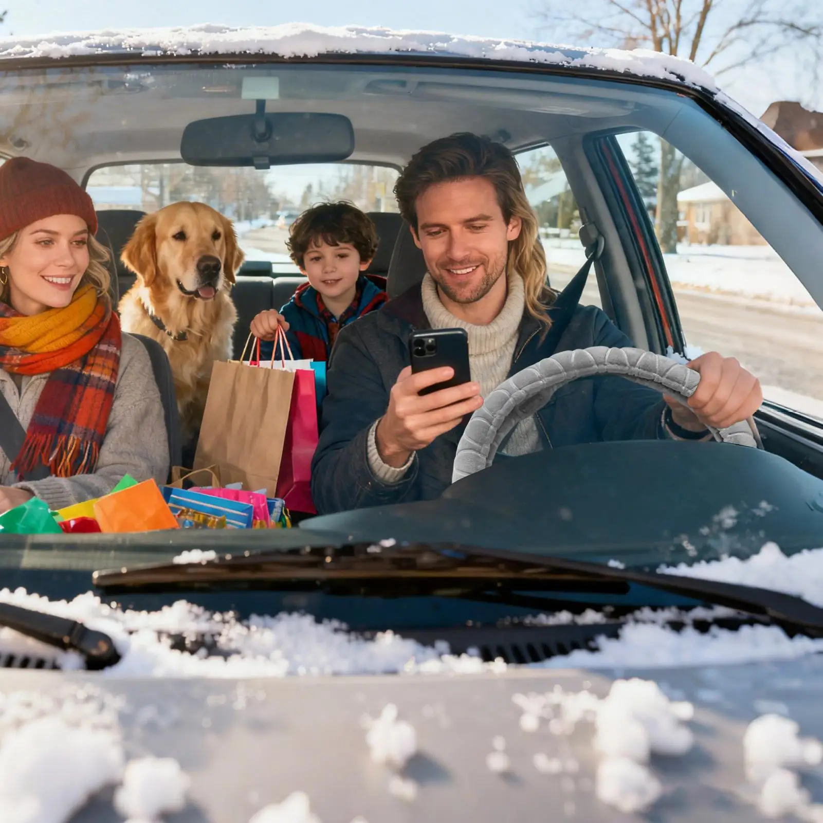 

Steering Wheel Heated Cover Anti-Slip Auto Interior Accessory Warm Car Steering Wheel Wrap For SUV Sedan Automotive RV Trucks