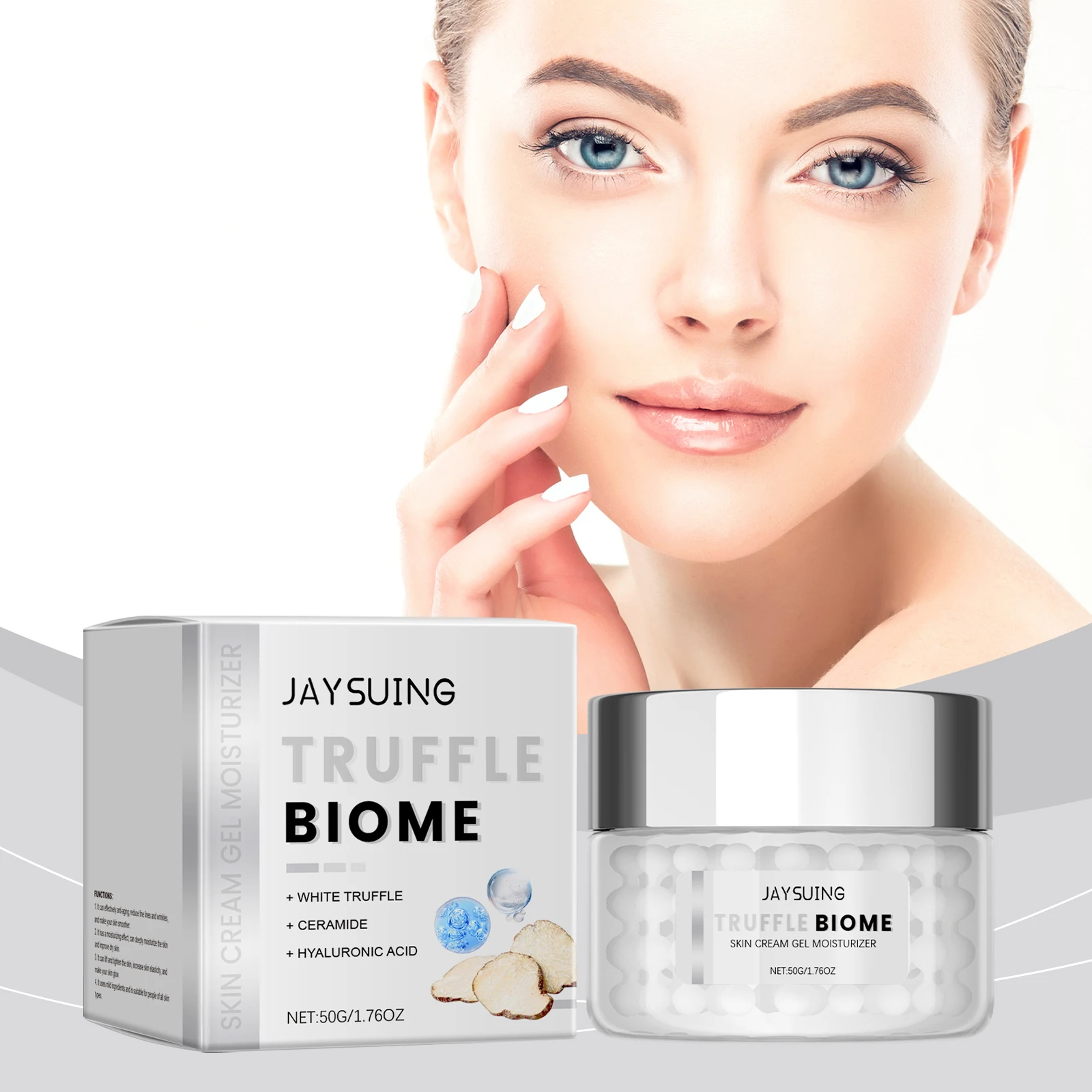

White Truffle Moisturizing Cream Reduce Fine Lines Increase Skin Elasticity Relieve Dryness Gentle Deep Nourishing Face Cream