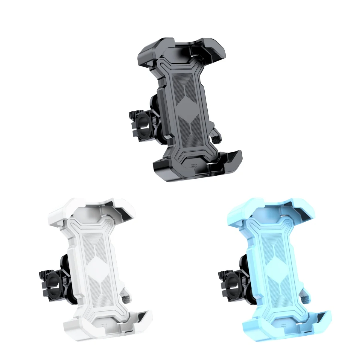 

KASYPHE Motorcycle Phone Mount Anti Vibration Phone Holder for Motorcycle Handlebar Bike Phone Mount for iPhone for 4.7-7” Phone