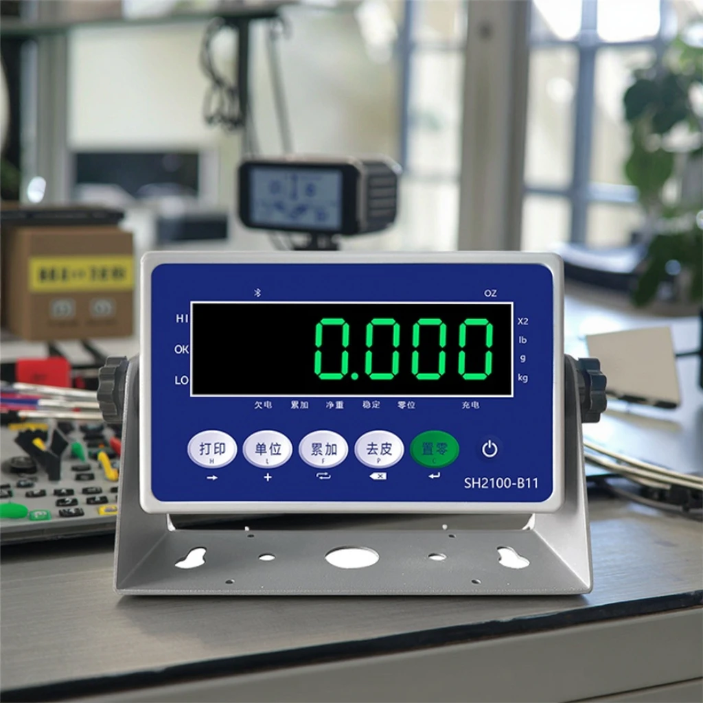 SOHE B11 ABS شاشة LED رخيصة اختيارية بلوتوث، منفذ تسلسلي RS232 لنقل البيانات مؤشر مقياس الوزن الصناعي