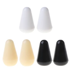 6pcs Plastic 3 Way Lever Toggle Switch Knobs Tip Cap Replacement for Electric Guitar Pickup Selector Switches Guitar Parts