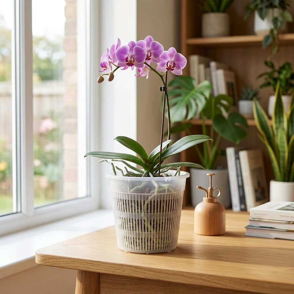 Butterfly Orchid Special Root Control Pot Plastic Breathable Hydroponic Flower Pot With Drainage Holes For Home Gardening