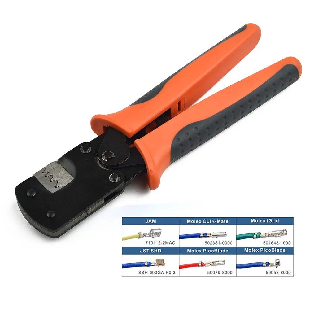 Innovative Connector Pin Crimping Solution with Ratchet Mechanism Compatible with Various Miniature Connectors