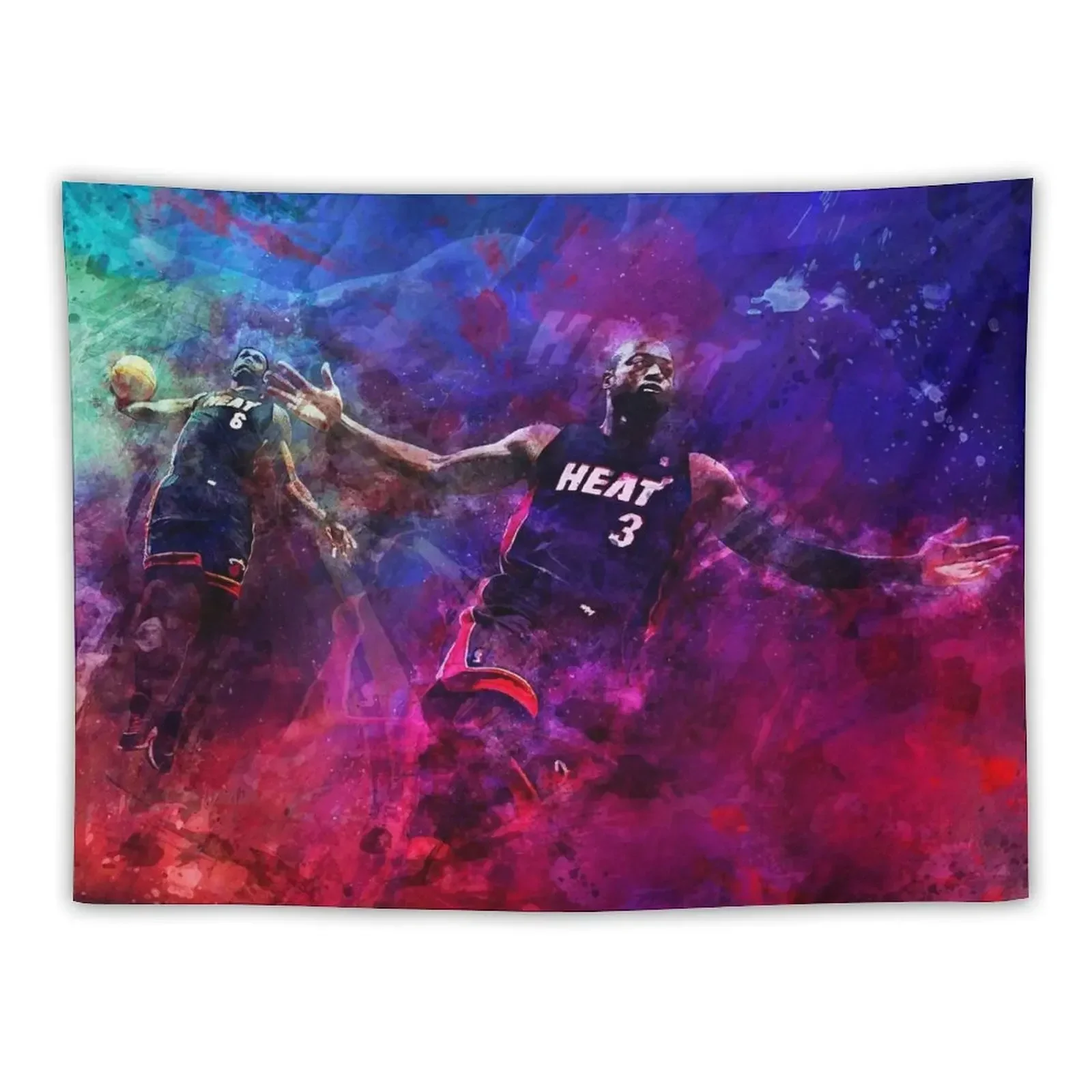 Wade to James Heat Mixed Media Tapestry Things To Decorate The Room Funny Living Room Decoration Tapestry