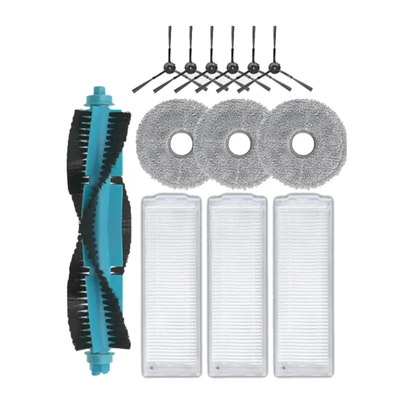 

-AT37 13Pcs Vacuum Cleaner Accessories For Cecotec Conga 11090 Spin Revolution Robot Vacuum Cleane Replacement Parts