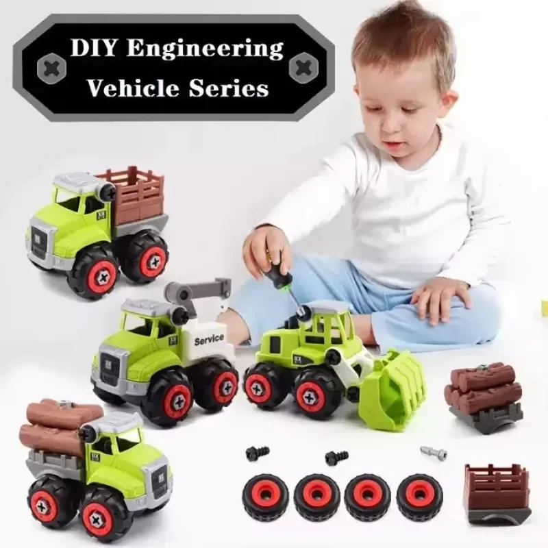 

Детская игрушка-грузовик-фермерский, высококачественный игровой набор для разборки, развивающая игрушка для раннего детства.