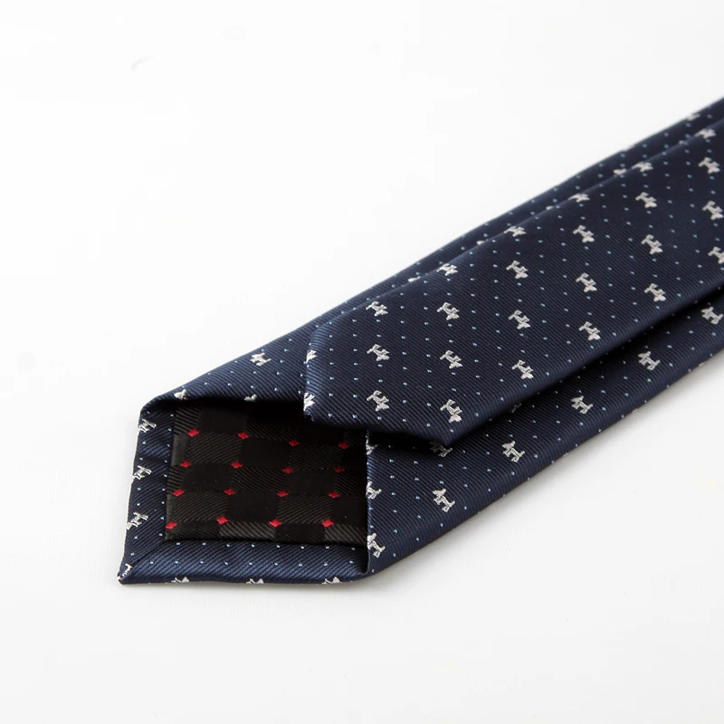 VEEKTIE ผู้ชายคลาสสิก6CM Mariage Neckties สำหรับ Men Ties ดินสอ Tie ลายสีฟ้าสีแดงทอ Jacquard ผ้าไหม-รู้สึกไมโครไฟเบอร์