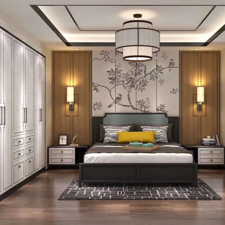 

Italian Hong Kong style furniture light luxury wardrobe light luxury TV cabinet whole house furniture