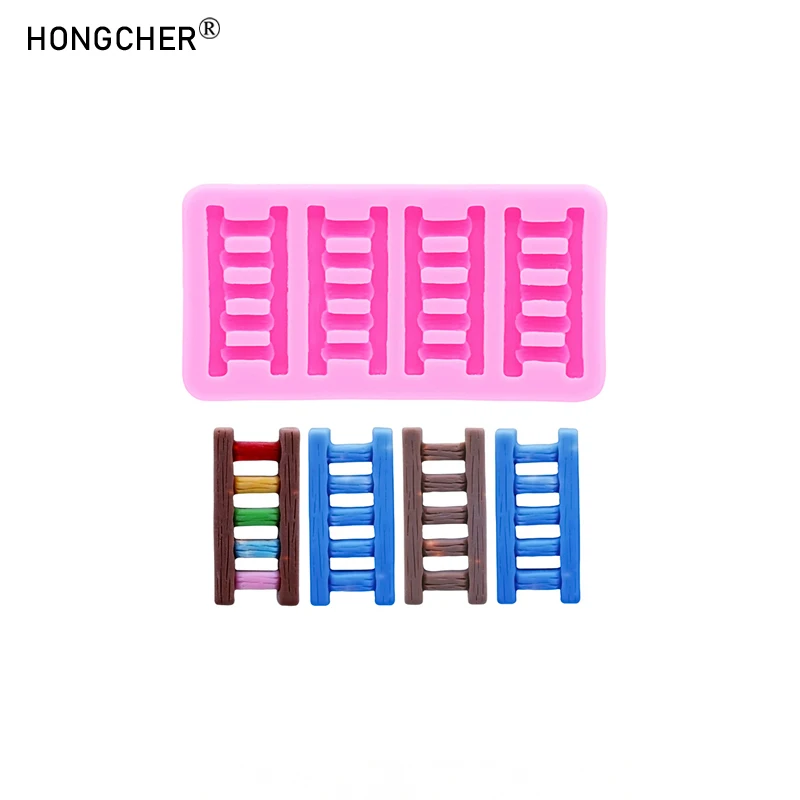Ladder fence fence micro landscape decoration scene ornaments diy handmade chocolate flip cake dessert decoration molds