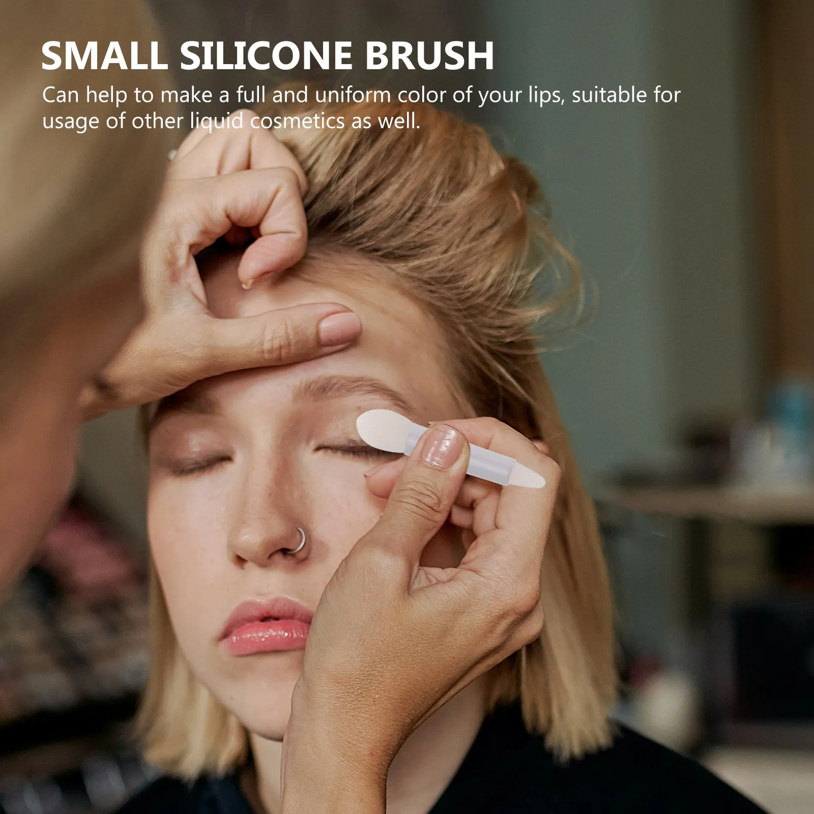 16 stuks siliconen lippenborstel make-up tool voor oogschaduw lippenstift balsem glans applicatie professioneel gebruik oogschaduwborstel