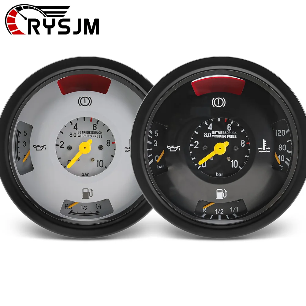 

4 in 1 Car Gauge 0025405847 For Benz Heavy-duty Truck Horse Air-cooled 24V Car Multifunctional Automotive Interior Instruments