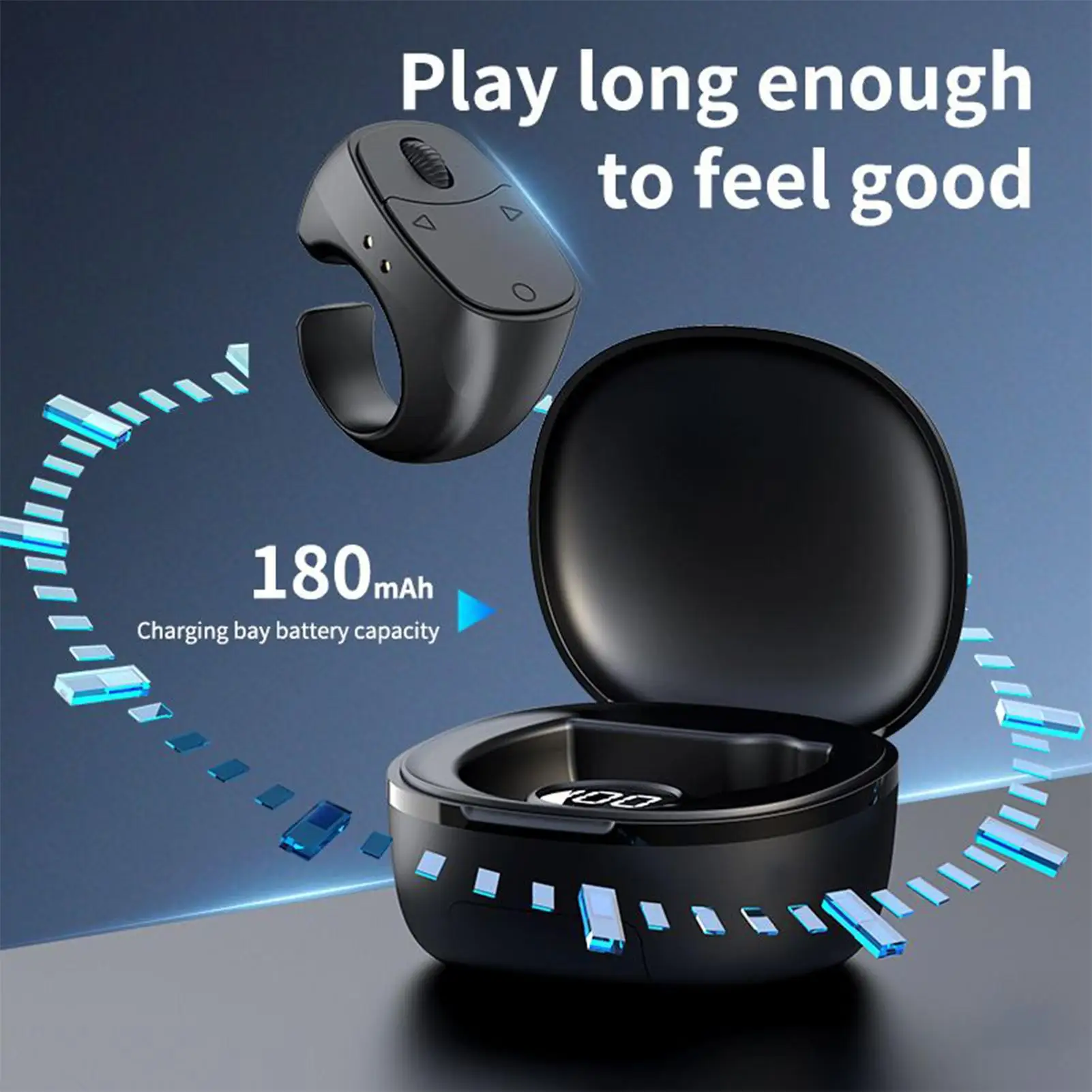 

Blue Tooth Phone Roller Remote Controller Roller Phone Wireless Remote Control Scrolling Page Turner Non-Slip Stand For Selfie