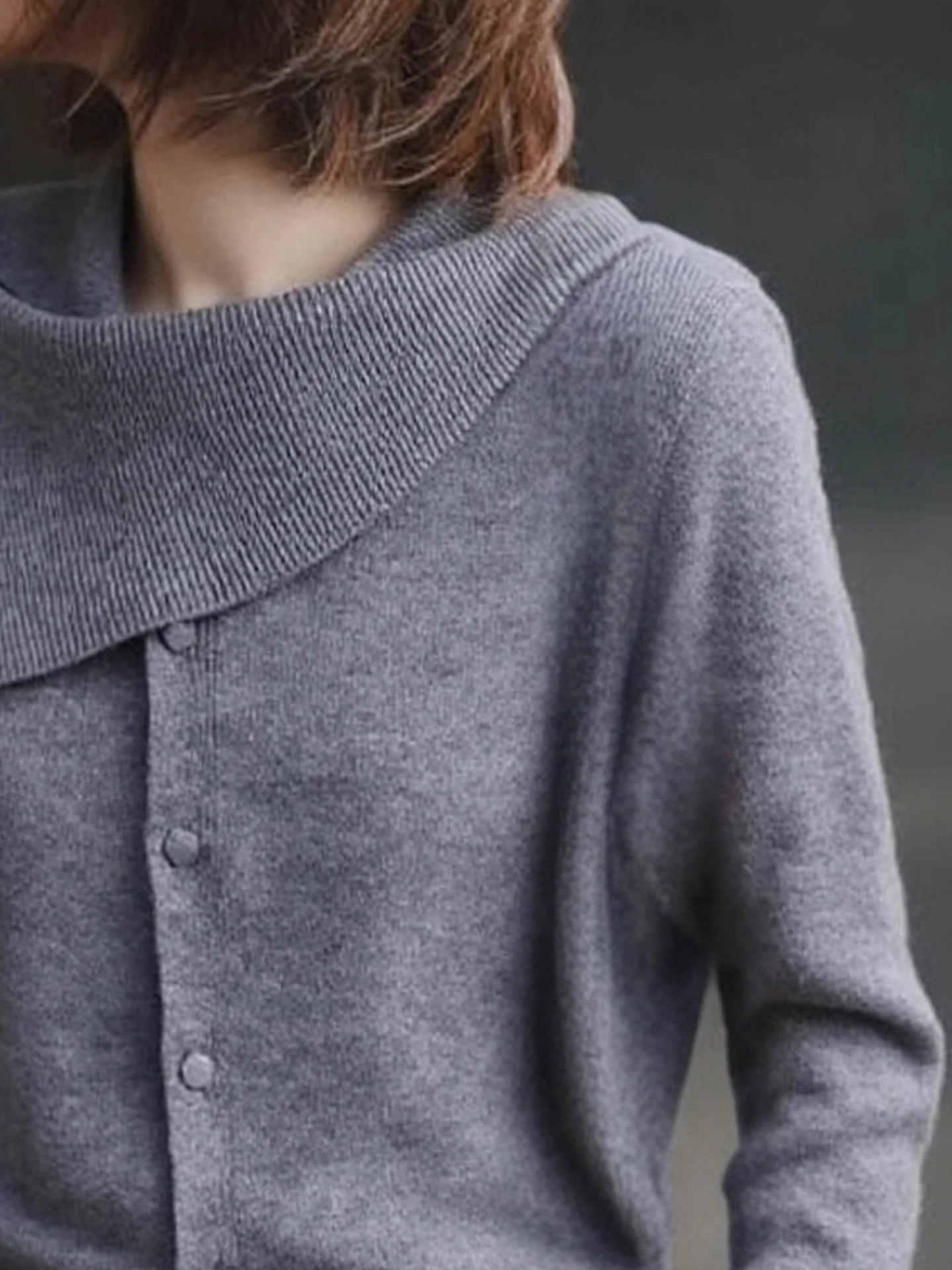 أنيقة نقية اللون طويلة Sve قاعدة irt التصميم الكوري محبوك الأعلى التخسيس المرأة Faionable تخفيف Sle متوسطة Softn #4