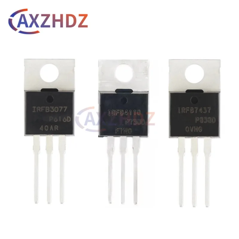 5PCS TO220 IRFB3206 N-Channel MOSFET Transistor IRFB7437 IRFB3806 IRFB3306 IRFB3607 IRFB3207 IRFB3077 IRFB4110 IRFB4020 IRFB4227