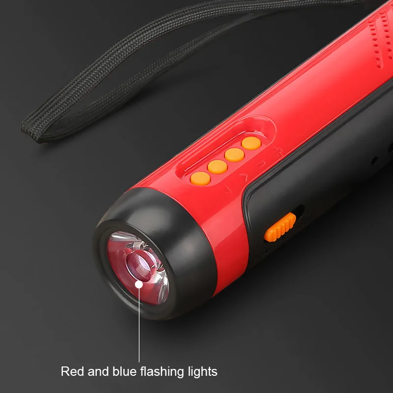 Ultra Bright LED Flashlight Hand Crank Dynamo Torch Multi-function USB charging Lantern for Outdoor Camping Emergency Power Bank