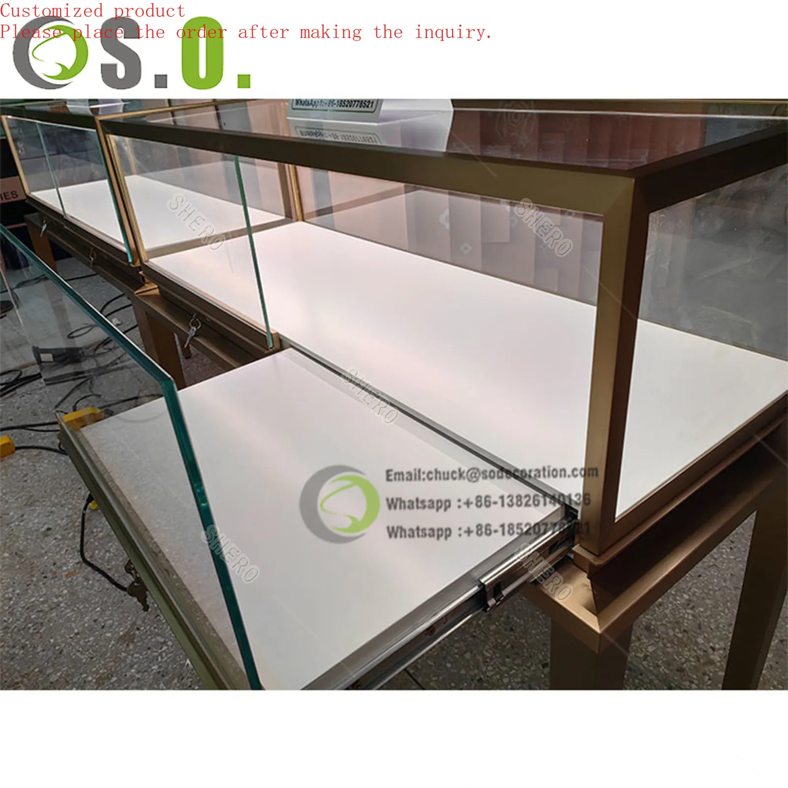 

Custom.Factory Custom Display Stand Jewelry Furniture Jewelry Display Cabinet