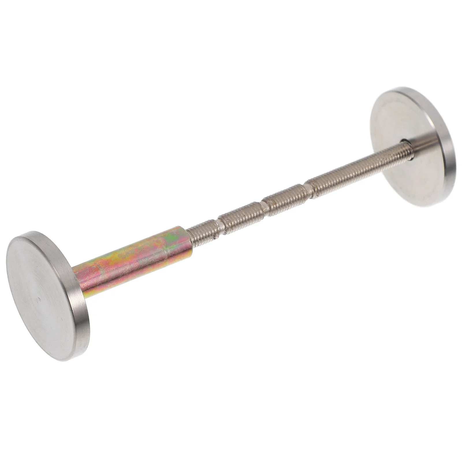 

Stainless Steel Door Hole Cover Plate Matte Metal Door Knob Hole Filler Deadbolt Cover Plate for Home Exterior Interior Use