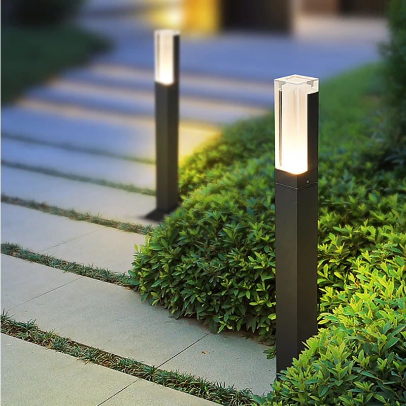 

Outdoor Simplicity Waterproof IP65 10W COB LED Lawn Lamp 85~265V Square Aluminum Street Light For Garden Courtyard Lighting