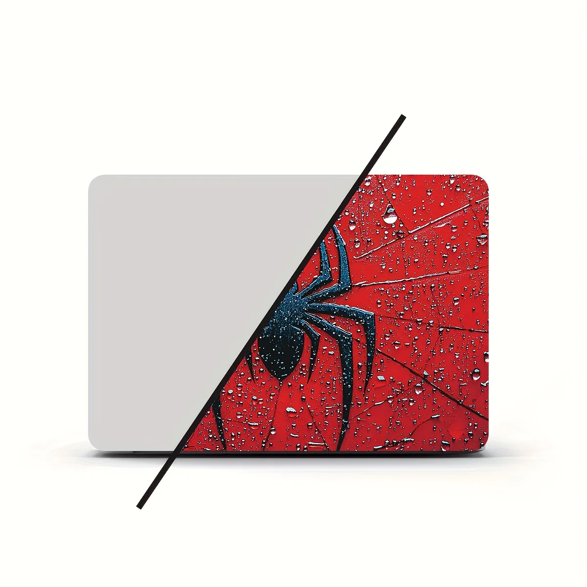 

Laptop Spider Pattern Vinyl Film Set (2 Pieces) - Scratch Resistant, Waterproof, Art Case for Laptops and Vehicles, Single Use,