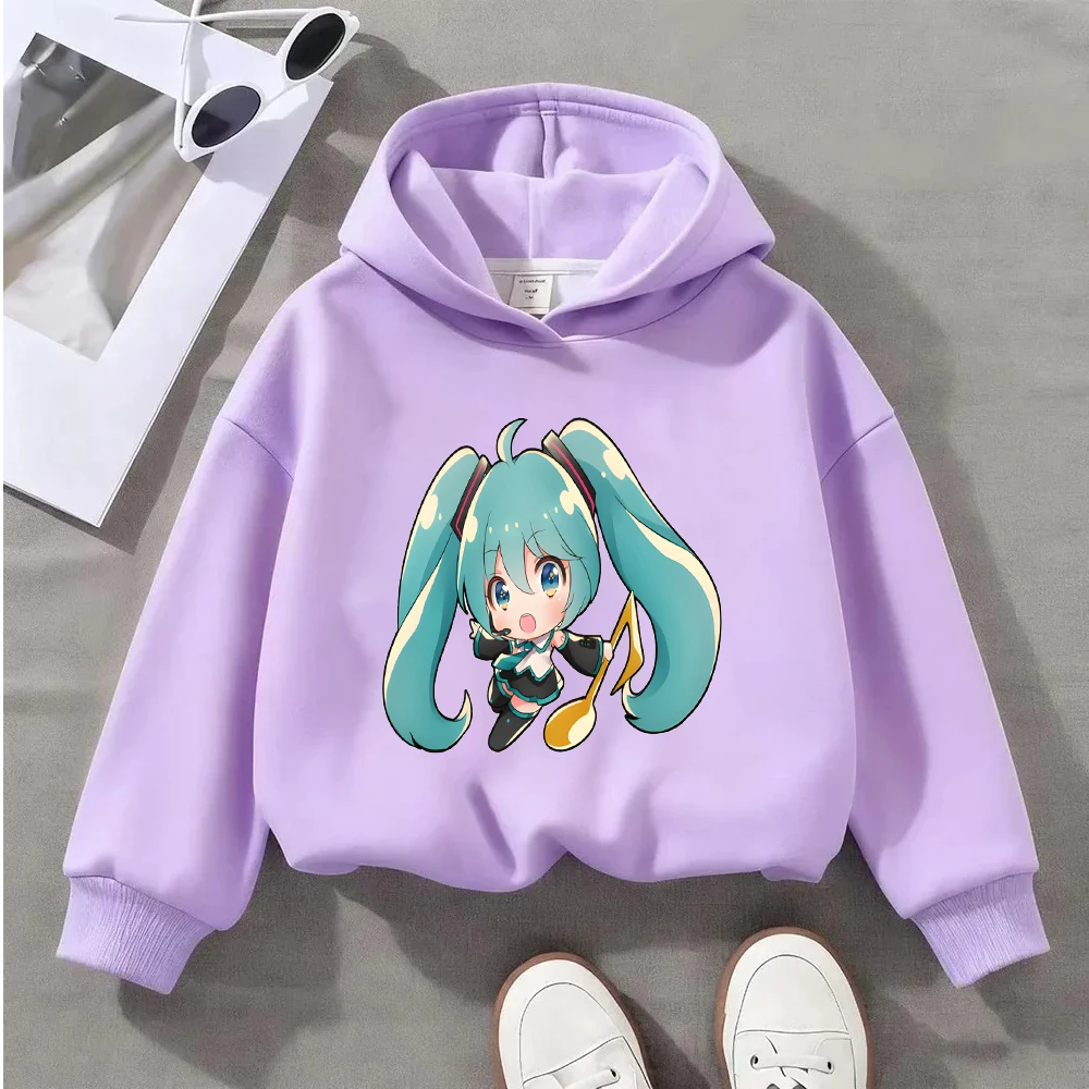 

Hatsune Miku Harajuku толстовка с принтом для женщин и мужчин модный повседневный пуловер с длинными рукавами толстовка уличная одежда