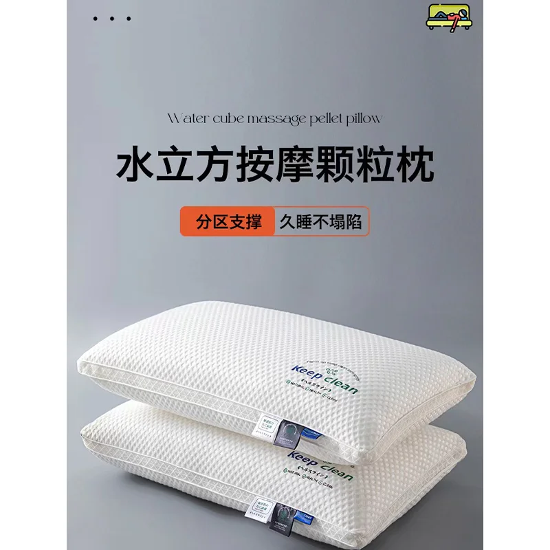 3D Neck Pillow with High Elasticity and NonCollapse, Soft Neck Protection, Single PersonSleeping Pillow, Hotel Home Bedding