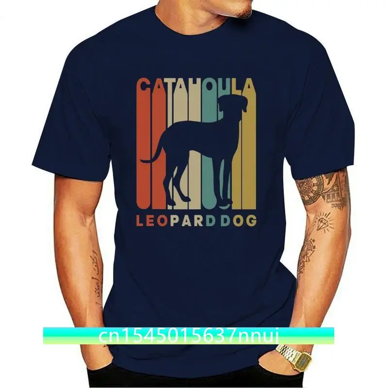 

2019 Printed Men T Shirt Cotton Short Sleeve Vintage Style Catahoula Leopard Dog Silhouette T-S T-Shirt Women tshirt