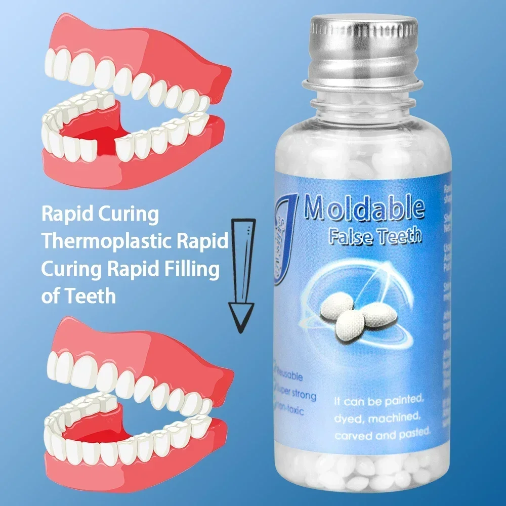 Resin Tooth Repair Glue Shapeable Teeth Gaps Filling Solid Glue Temporary Teeth Repair Falseteeth Glue Safety Dental Supplies